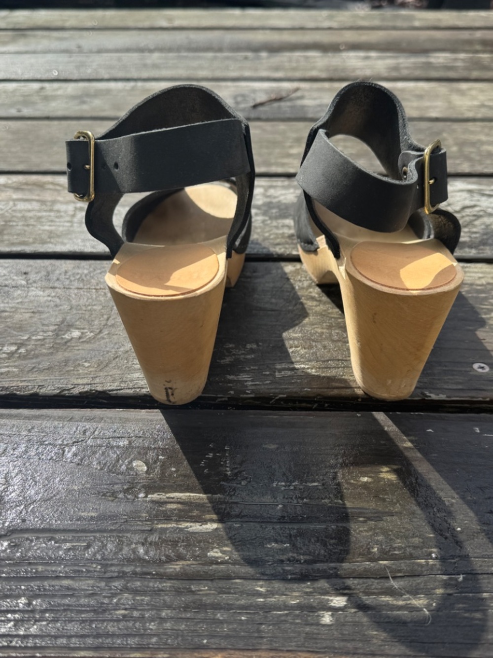 Bryr Miranda Peep Toe Clogs sz. 37 - Picture 5 of 6